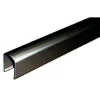 Ferco Porte Nue<Profil de recouvrement pour ferme-imposte longueur 3050 RAL 9005 - - 9-33444-33-0-6