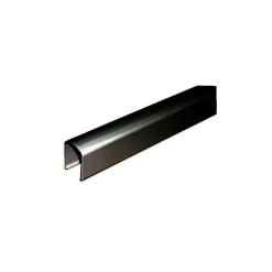 Ferco Porte Nue<Profil de recouvrement pour ferme-imposte longueur 1800 RAL 9005 - - 9-33444-18-0-6