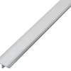 Diall Profilé de transition intérieur droit aluminium effet chromé poli L.2,5m x l.2,6cm x ep.11mm- Profilé Carrelage