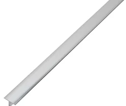 Diall Profilé Carrelage<Profilé de transition intérieur droit aluminium effet chromé poli L.2,5m x l.1,4cm x ep.11mm