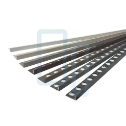 Lux Mosaic Profilé MAT GREIGE-GRIS INT/EXT décoratif pour Carrelage Mural. Aluminium Laqué L.2,60m x 12mm. Luxury Greige- Profilé Carrelage