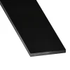 CQFD Profilé plat aluminium laqué noir 20 x 2 mm, L. 2,5 m- Accesoire Pour Volet
