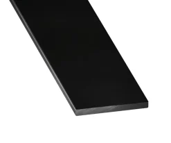CQFD Profilé plat aluminium laqué noir 20 x 2 mm, L. 2,5 m- Accesoire Pour Volet