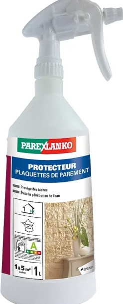 Parexlanko Protecteur plâtre et béton intérieur et extérieur 1L- Plaquette De Parement|Plaquette De Parement