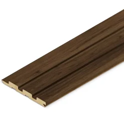 Protocole Home - Lambris MDF décoratif BEATS 2750 x 599 x 12 mm - Surface lisse, finition mate- Panneau Tasseau Bois