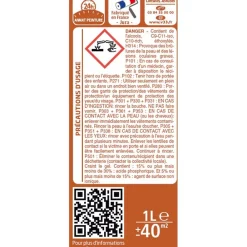 V33 Préparateur rénovation sols carrelés incolore 1L- Ragréage Et Primaire Pour Carrelage