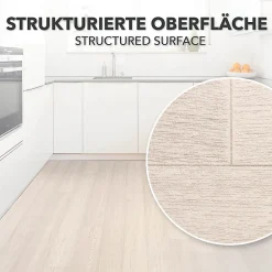 Floordirekt Dalle Pvc Garage<Pure Oak 009s Aspect Bois carrelage Revêtement de Sol, 100 x 450 cm
