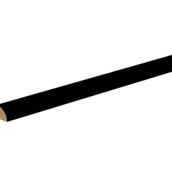Quart de rond en MDF noir Ep.14mm L.2,40m- Moulure
