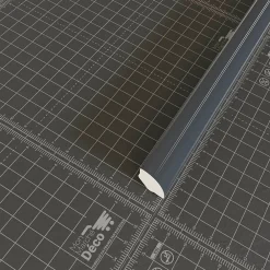 Tecnoprofils Panneau Mural De Salle De Bains<Quart de Rond PVC Cellulaire - Longueur 2.50 m - Lot de 5 - Anthracite