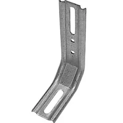 GAH Alberts Équerre 3 pans galva 130 x 30 x 72 mm vendue par 6 pièces- Bois De Charpente