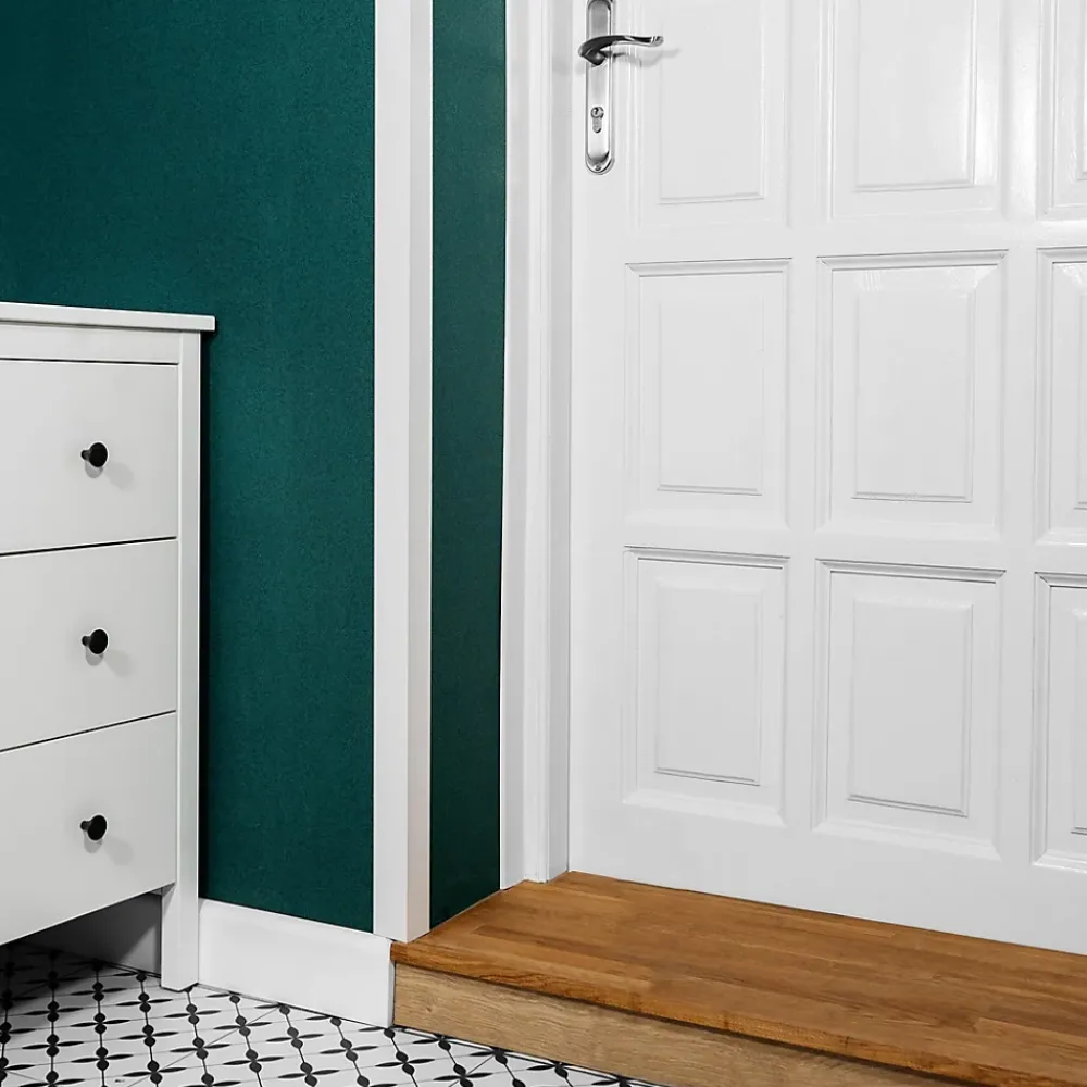 Quest Plinthe Pour Sol En Vinyle Et Pvc<Cornière PVC 30x30 mm de protection et de décoration, baguette d'angle de finition, profilé L, KT, rigide, blanc, 150 cm