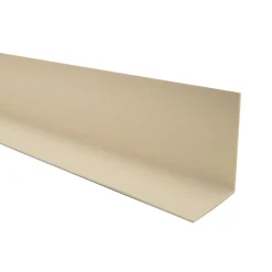 Quest Cornière PVC 35x18 mm de protection et de décoration, baguette d'angle de finition, profilé L, KT, rigide, beige, 200 cm- Plinthe Pour Sol En Vinyle Et Pvc