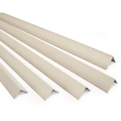 Quest Cornière PVC 35x18 mm de protection et de décoration, baguette d'angle de finition, profilé L, KT, rigide, beige, 200 cm- Plinthe Pour Sol En Vinyle Et Pvc