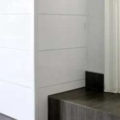 Quest Cornière PVC 50x20 mm de protection et de décoration, baguette d'angle de finition, profilé L, KT, rigide, blanc, 100 cm- Plinthe Pour Sol En Vinyle Et Pvc