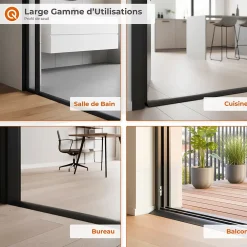 Quest Plinthe Pour Sol En Vinyle Et Pvc<Profil de rampe flexible en PVC autocollant pour carrelages et moquettes, Beige