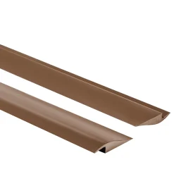 Quest Profil de rampe flexible en PVC pour carrelages, moquettes, brun, 100 cm- Plinthe Pour Sol En Vinyle Et Pvc