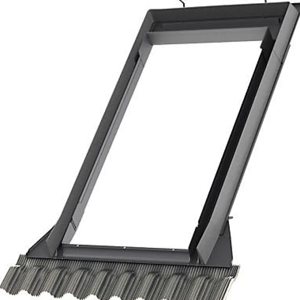Velux Raccord de remplacement fenêtre de toit EW MK04 6000 gris- Raccord, Habillage Et Bloc Isolant De Fenêtre De Toit