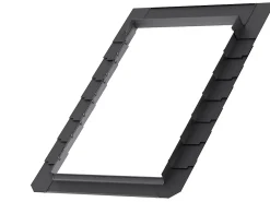Velux Raccord fenêtre de toit simple sur ardoises EDL SK08 gris- Raccord, Habillage Et Bloc Isolant De Fenêtre De Toit
