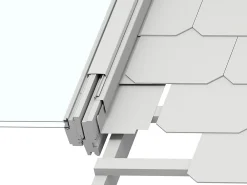 Velux Raccord fenêtre de toit simple sur ardoises EDL CK02 gris- Raccord, Habillage Et Bloc Isolant De Fenêtre De Toit