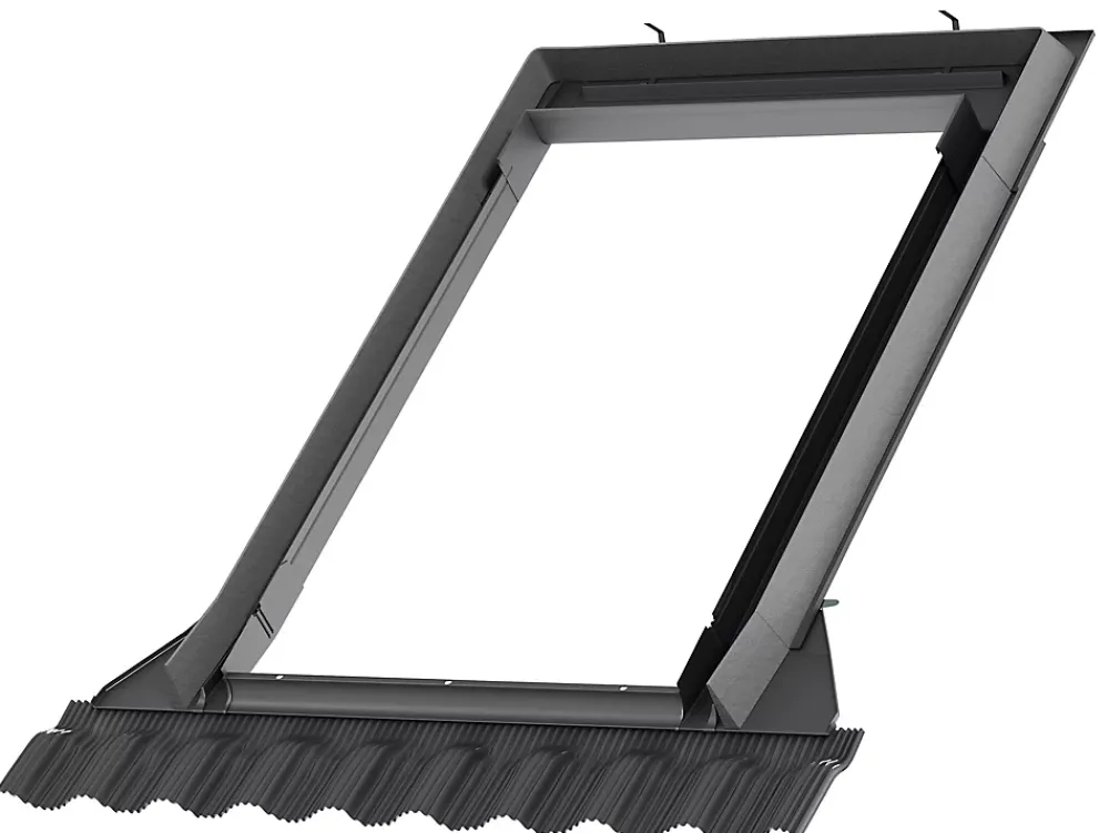 Velux Raccord, Habillage Et Bloc Isolant De Fenêtre De Toit<Raccord fenêtre de toit simple sur tuiles EDW UK04 rouge