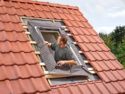 Velux Raccord, Habillage Et Bloc Isolant De Fenêtre De Toit<Raccord fenêtre de toit simple sur tuiles EDW MK08 rouge