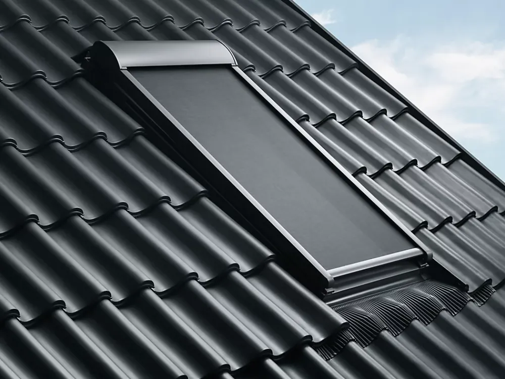 Velux Raccord, Habillage Et Bloc Isolant De Fenêtre De Toit<Raccord fenêtre de toit simple sur tuiles EDW MK08 rouge