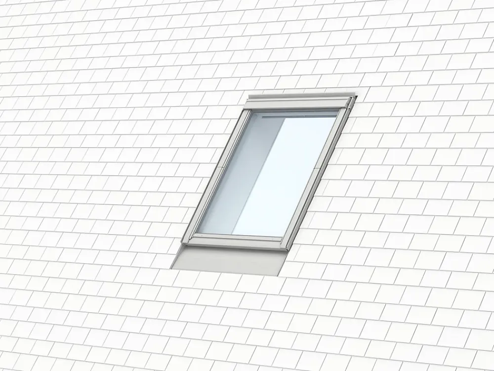 Velux Raccord fenêtre de toit simple sur ardoises EDN MK08 gris- Raccord, Habillage Et Bloc Isolant De Fenêtre De Toit