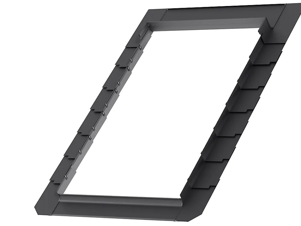Velux Raccord, Habillage Et Bloc Isolant De Fenêtre De Toit<Raccord fenêtre de toit simple sur ardoises EDL MK08 gris