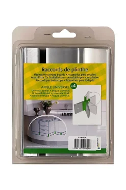 Nordlinger Pro Raccord universelle de plinthe de cuisine Nordlinger 16/19 mm, gris- Plinthe De Cuisine