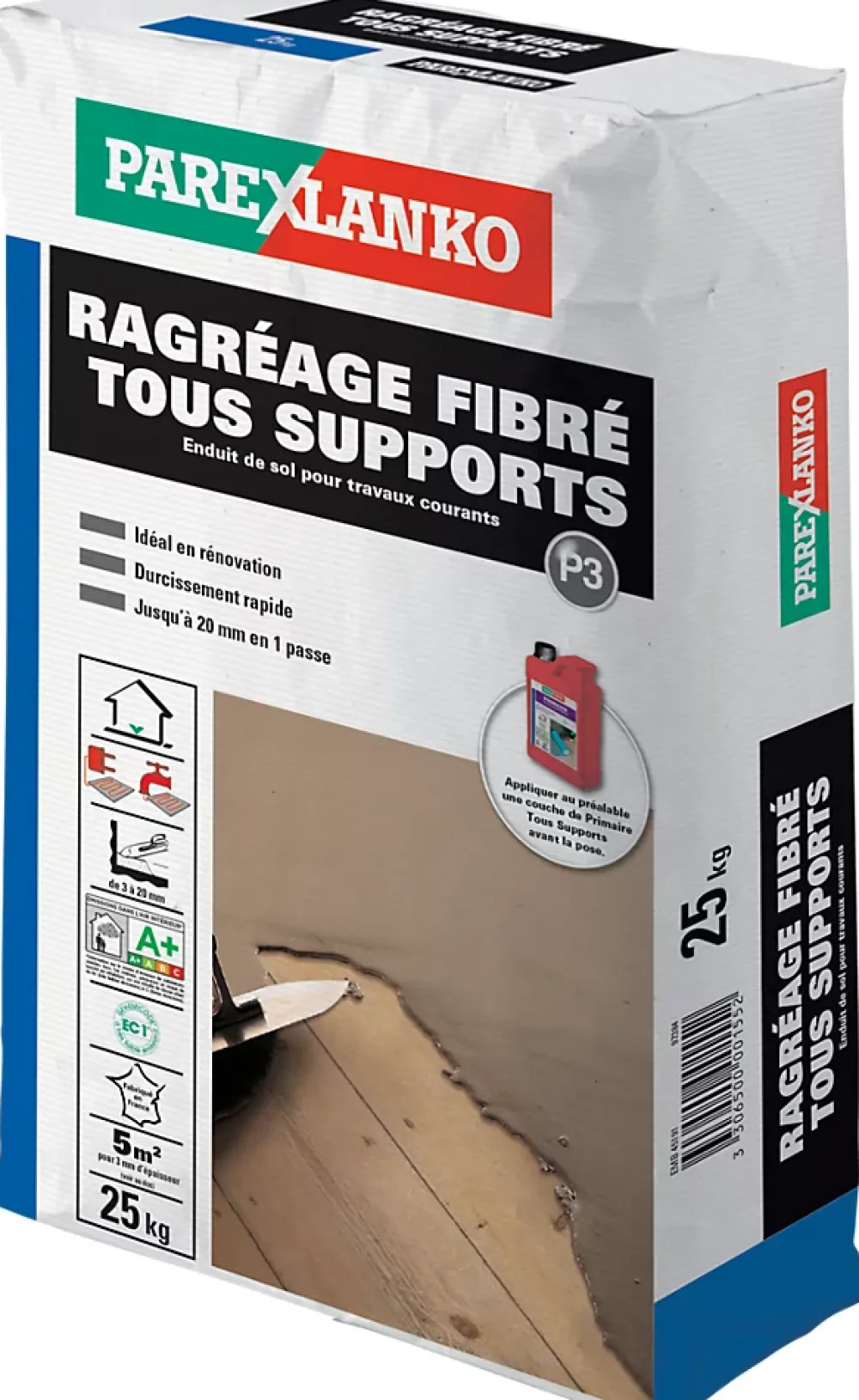 Parexlanko Ragréage Et Primaire Pour Carrelage<Ragréage fibré tous supports 25 kg