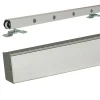 Gd Menuiseries Rail Alu Avec Cache Rail Couleur Alu- Porte Coulissante