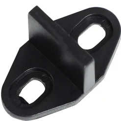 Homcom Rail porte coulissante 2 m avec quincaillerie - kit de rail pour porte coulissante 100Kg - acier au carbone noir- Porte Coulissante