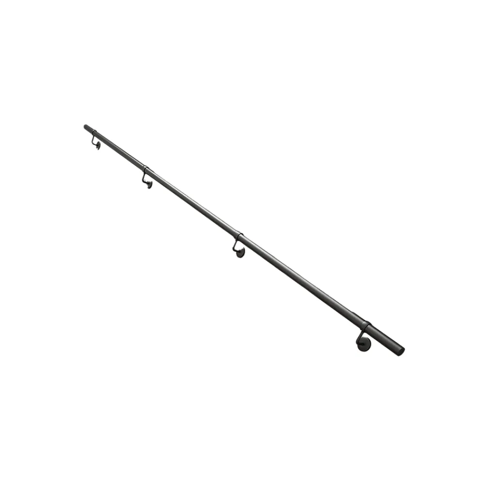 Fortia Accessoire D'Escalier<Rampe arrondie pour escalier acier noir