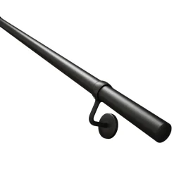 Fortia Accessoire D'Escalier<Rampe arrondie pour escalier acier noir