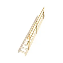 Accessoire D'Escalier<Rampe carrée pour escalier droit 1/4 tournant normandie