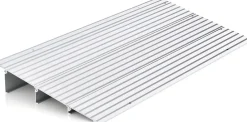 Giantex Barre De Seuil|Barre De Seuil<Rampe de seuil de Porte Charge 317KG Hauteur réglable Cadre en Aluminium Robuste Surface Antidérapante