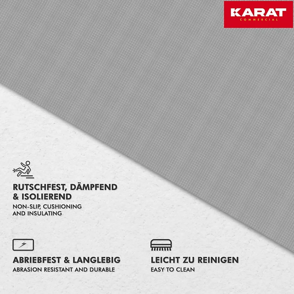 Floordirekt Dalle Pvc Garage<Revetement sur mesure, Gris 120 x 250 cm -