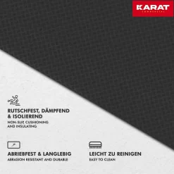 Floordirekt Dalle Pvc Garage<Revetement sur mesure, Noir 120 x 350 cm -