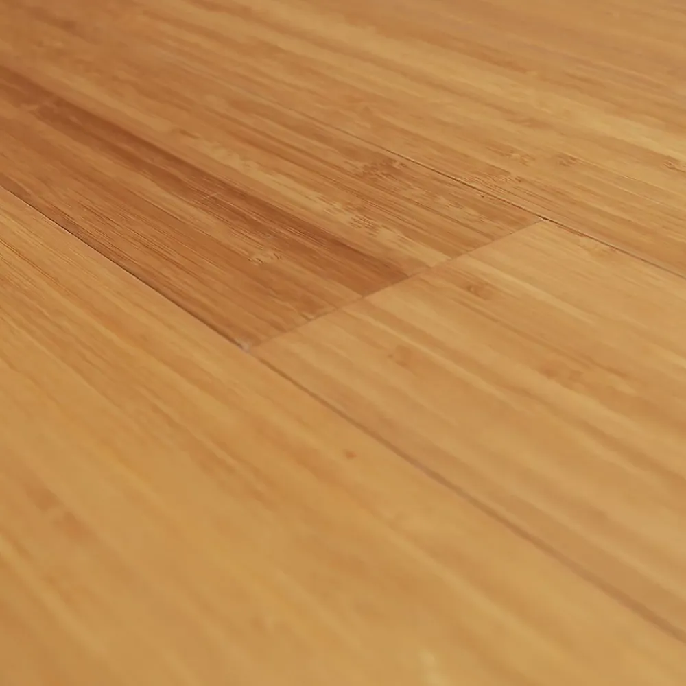 GoodHome Revêtement de sol à coller Rayong 2 M en bambou verni- Parquet Contrecollé|Voir Tous Les Parquets