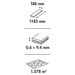 Revêtement de sol plaqué chêne finition verni coloris naturel ep 10mm- Parquet Contrecollé|Voir Tous Les Parquets