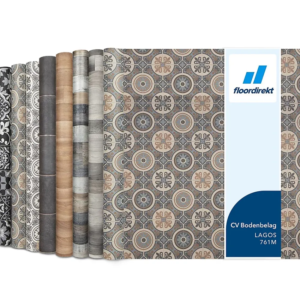Floordirekt Lino Sol Vinyle Pvc<Revêtement de sol Plaza Lagos 761M 200 x 100 cm