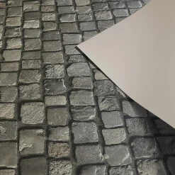 Floordirekt Revêtement de sol PVC 3D Moonlight Vinyle Cobble 200 x 350 cm -- Dalle Et Lame Pvc
