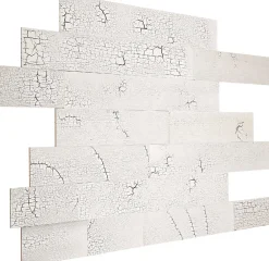 Revêtement mural placage bois blanc PX Wall- Lambris Mural