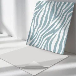 Wallfluent Revêtement Mural PVC 50x50 cm Motif Zébré 4 pièces- Lambris Mural