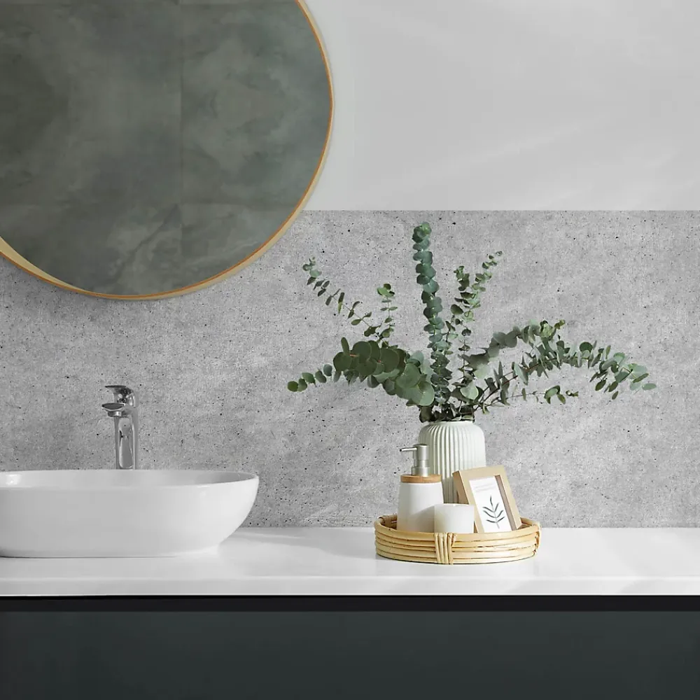 Wallfluent Lambris Mural<Revêtement Mural PVC 100x50 cm Motif Avec Des Pierres En Arrière-Plan 1 pièce