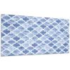 Wallfluent Revêtement Mural PVC 120x60 cm Motif Zébré 1 pièce- Lambris Mural