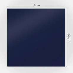 Wallfluent Revêtement Mural PVC 50x50 cm Couleur : Bleu Marine Foncé 4 pièces- Lambris Mural