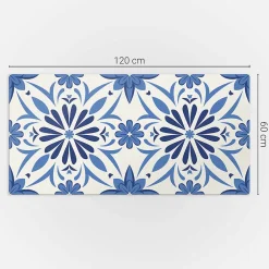 Wallfluent Lambris Mural<Revêtement Mural PVC 120x60 cm Motifs Végétaux En Carreaux 1 pièce