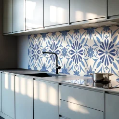 Wallfluent Lambris Mural<Revêtement Mural PVC 120x60 cm Motifs Végétaux En Carreaux 1 pièce