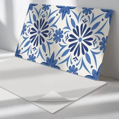 Wallfluent Lambris Mural<Revêtement Mural PVC 120x60 cm Motifs Végétaux En Carreaux 1 pièce